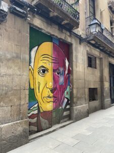 Street Art of Picasso Barcelona